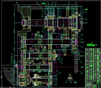 铣床X6132-28主传动设计及主轴组件设计cad图纸