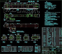 埋刮板输送机总图图纸cad图纸