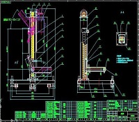 提升机cad图纸