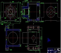 AVC1200电机座的工艺及其镗孔夹具设计机械设计图纸