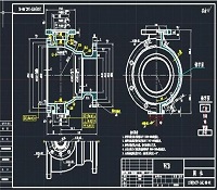 阀体机械设计图纸
