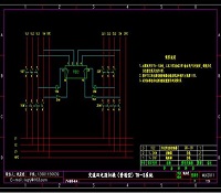交流双电源切换（普通型）TN－S系统机械设计图纸