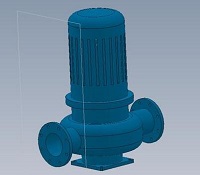 立式离心泵solidworks模型