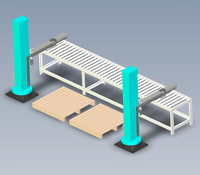 立柱码垛系统3d模型