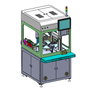 手机外壳弹片焊接机3d模型