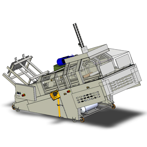 自动化纸箱开箱成型机3d模型