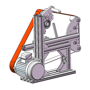 自动抛光设备3d模型