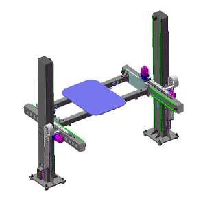 Z轴提升升降平台三维模型